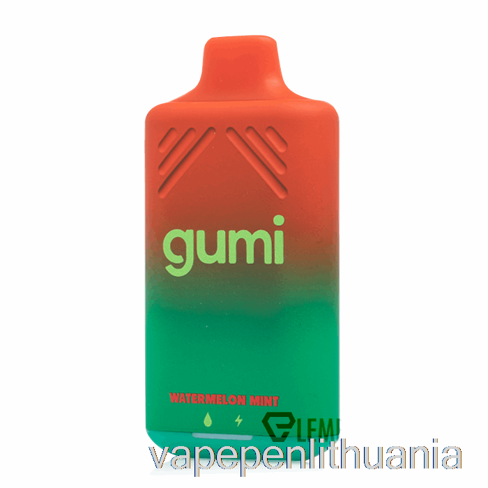 Gumi Bar 8000 Vienkartinis Arbūzas Mėtų Vape Skystis